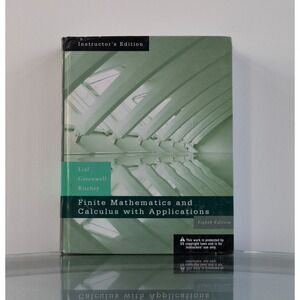 Finite Mathematics & Calculus with Applications-INSTRUCTOR'S ED-ANSWERS INCLUDED
